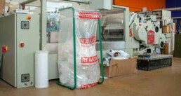 Sack für Verpackungen, die von remondis wc déchets geliefert werden