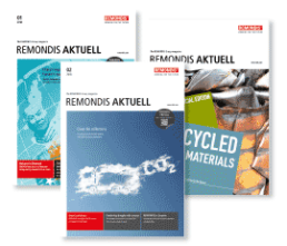 3 couvertures du magazine Aktuell sur le traitement des déchets